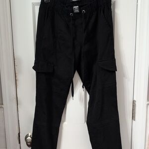 Rewash Black Cargo Pants
